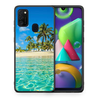 Thumbnail for Θήκη Samsung M21 / M31 Tropical Vibes από τη Smartfits με σχέδιο στο πίσω μέρος και μαύρο περίβλημα | Samsung M21 / M31 Tropical Vibes case with colorful back and black bezels