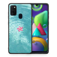 Thumbnail for Θήκη Samsung M21 / M31 Water Flower από τη Smartfits με σχέδιο στο πίσω μέρος και μαύρο περίβλημα | Samsung M21 / M31 Water Flower case with colorful back and black bezels