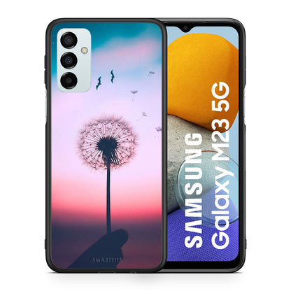 Θήκη Samsung M23 Wish Boho από τη Smartfits με σχέδιο στο πίσω μέρος και μαύρο περίβλημα | Samsung M23 Wish Boho case with colorful back and black bezels