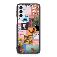 Thumbnail for Samsung M23 Collage Bitchin Θήκη Αγίου Βαλεντίνου από τη Smartfits με σχέδιο στο πίσω μέρος και μαύρο περίβλημα | Smartphone case with colorful back and black bezels by Smartfits