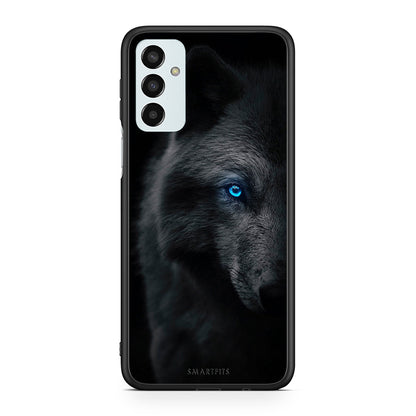 Samsung M23 Dark Wolf θήκη από τη Smartfits με σχέδιο στο πίσω μέρος και μαύρο περίβλημα | Smartphone case with colorful back and black bezels by Smartfits