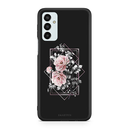 4 - Samsung M23 Frame Flower case, cover, bumper