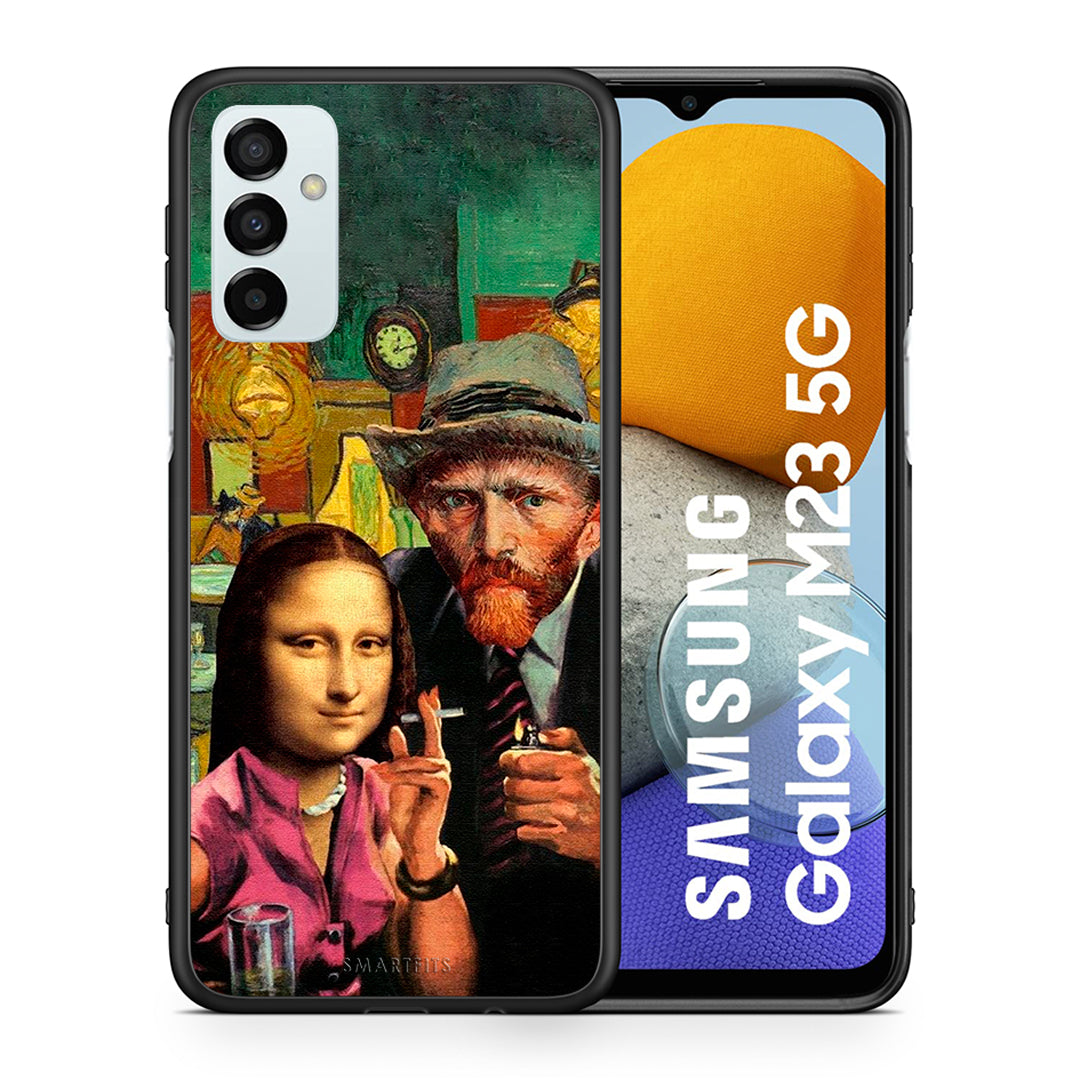 Θήκη Samsung M23 Funny Art από τη Smartfits με σχέδιο στο πίσω μέρος και μαύρο περίβλημα | Samsung M23 Funny Art case with colorful back and black bezels