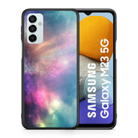 Thumbnail for Θήκη Samsung M23 Rainbow Galaxy από τη Smartfits με σχέδιο στο πίσω μέρος και μαύρο περίβλημα | Samsung M23 Rainbow Galaxy case with colorful back and black bezels