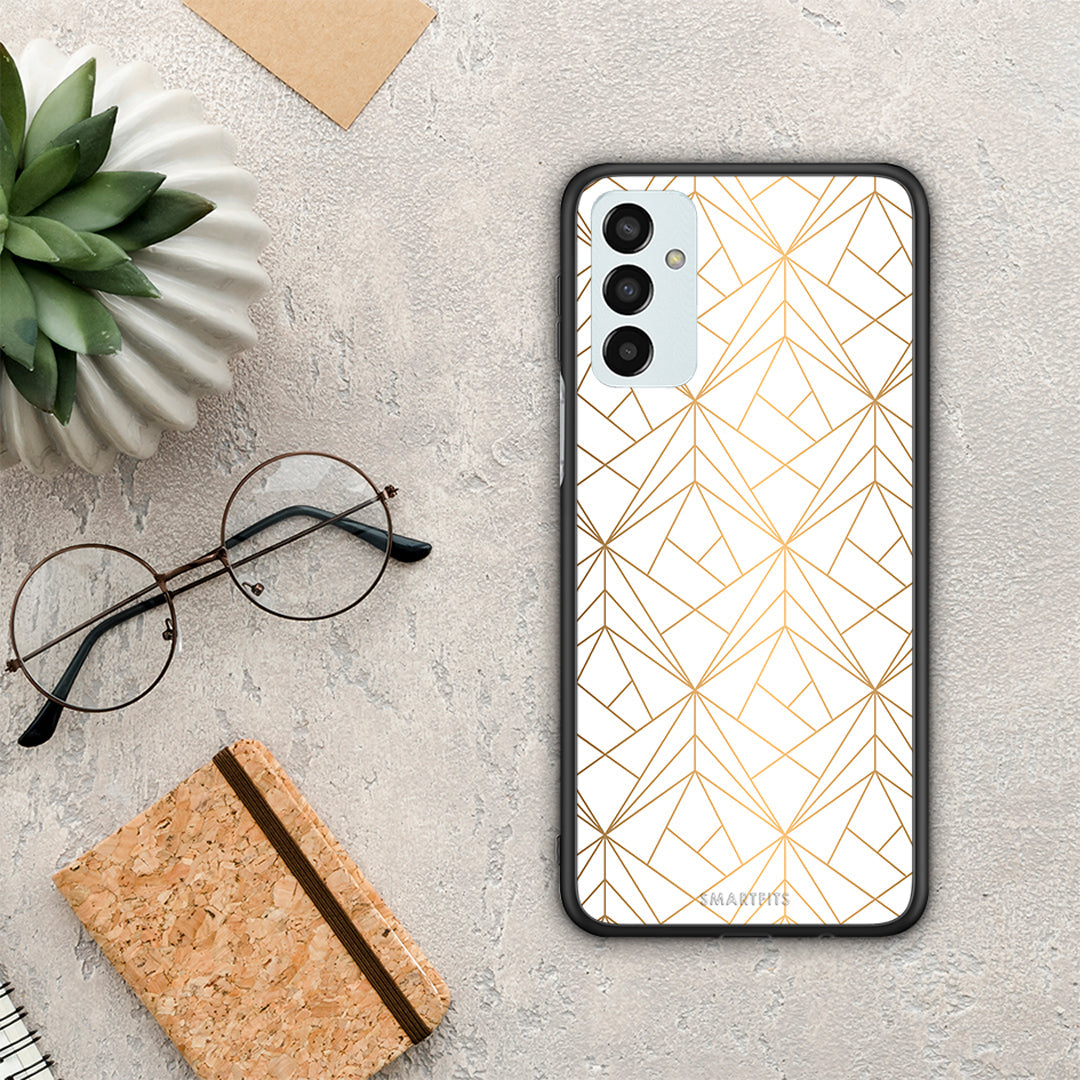Geometric Luxury White - Samsung Galaxy M23 / F23 θήκη