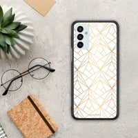 Thumbnail for Geometric Luxury White - Samsung Galaxy M23 / F23 θήκη