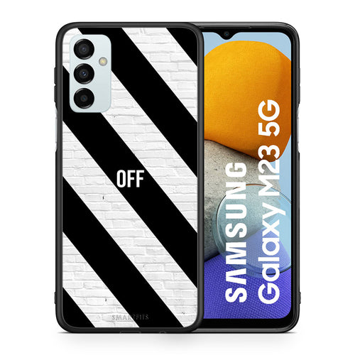 Θήκη Samsung M23 Get Off από τη Smartfits με σχέδιο στο πίσω μέρος και μαύρο περίβλημα | Samsung M23 Get Off case with colorful back and black bezels