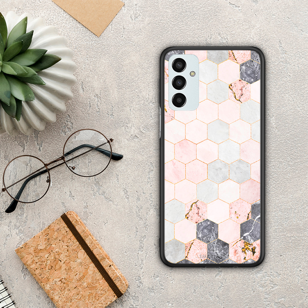 Marble Hexagon Pink - Samsung Galaxy M23 / F23 θήκη