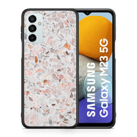 Thumbnail for Θήκη Samsung M23 Marble Terrazzo από τη Smartfits με σχέδιο στο πίσω μέρος και μαύρο περίβλημα | Samsung M23 Marble Terrazzo case with colorful back and black bezels