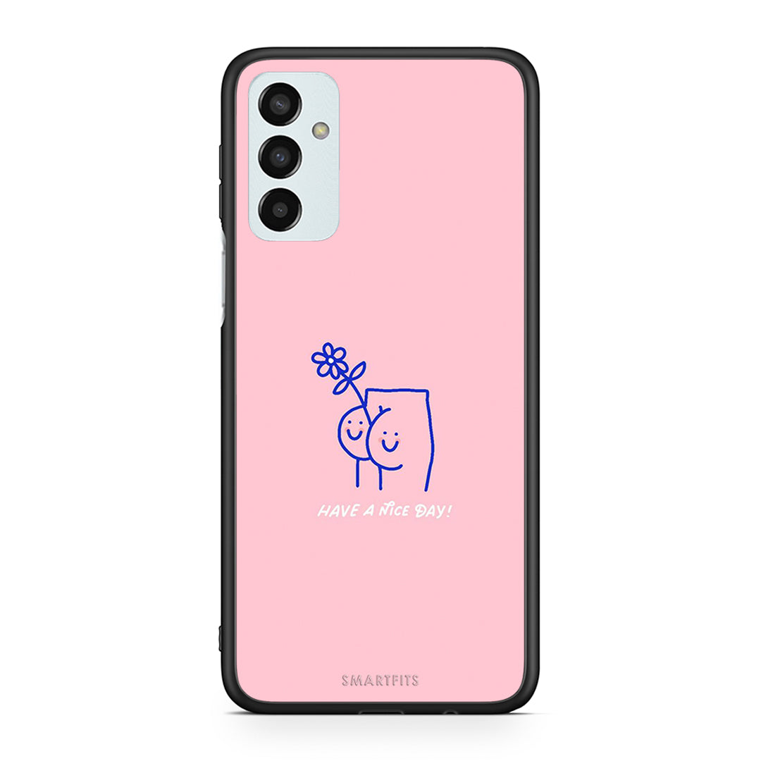 Samsung M23 Nice Day θήκη από τη Smartfits με σχέδιο στο πίσω μέρος και μαύρο περίβλημα | Smartphone case with colorful back and black bezels by Smartfits