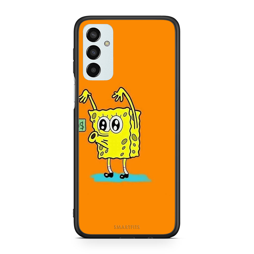 Samsung M23 No Money 2 Θήκη Αγίου Βαλεντίνου από τη Smartfits με σχέδιο στο πίσω μέρος και μαύρο περίβλημα | Smartphone case with colorful back and black bezels by Smartfits