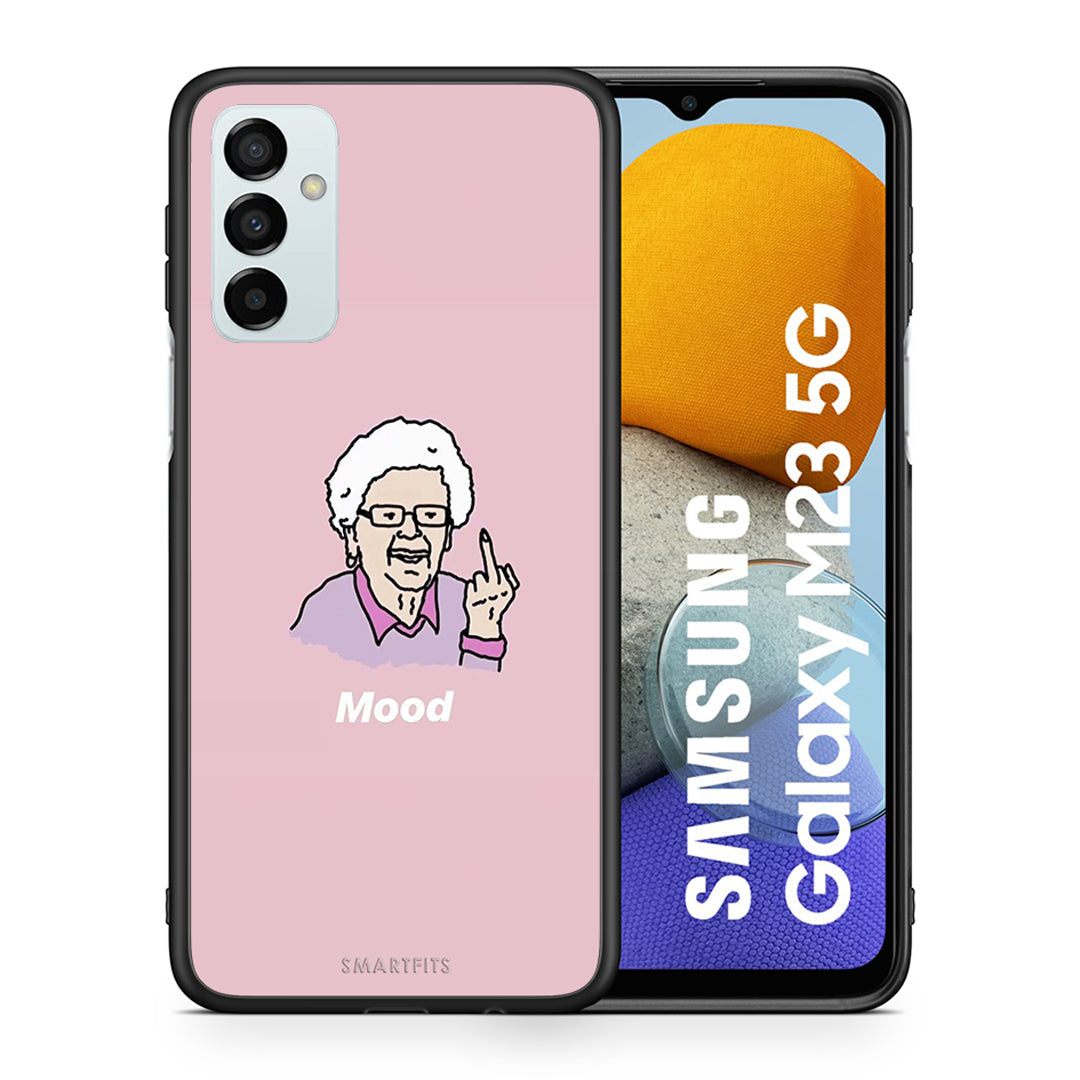 Θήκη Samsung M23 Mood PopArt από τη Smartfits με σχέδιο στο πίσω μέρος και μαύρο περίβλημα | Samsung M23 Mood PopArt case with colorful back and black bezels