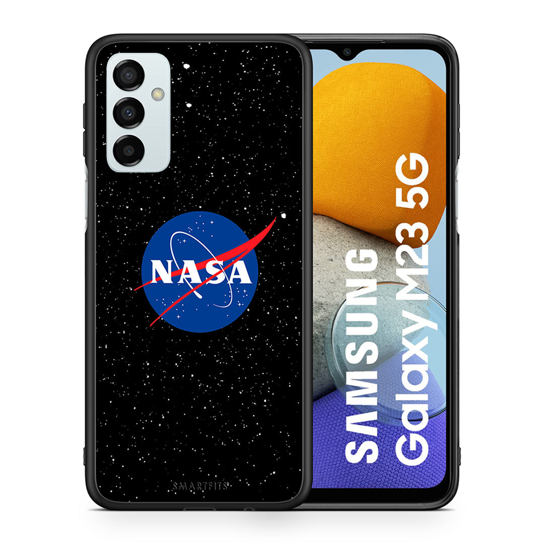 Θήκη Samsung M23 NASA PopArt από τη Smartfits με σχέδιο στο πίσω μέρος και μαύρο περίβλημα | Samsung M23 NASA PopArt case with colorful back and black bezels