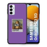 Thumbnail for Θήκη Samsung M23 Monalisa Popart από τη Smartfits με σχέδιο στο πίσω μέρος και μαύρο περίβλημα | Samsung M23 Monalisa Popart case with colorful back and black bezels