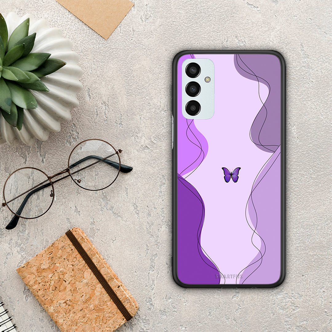 Purple Mariposa - Samsung Galaxy M23 / F23 θήκη