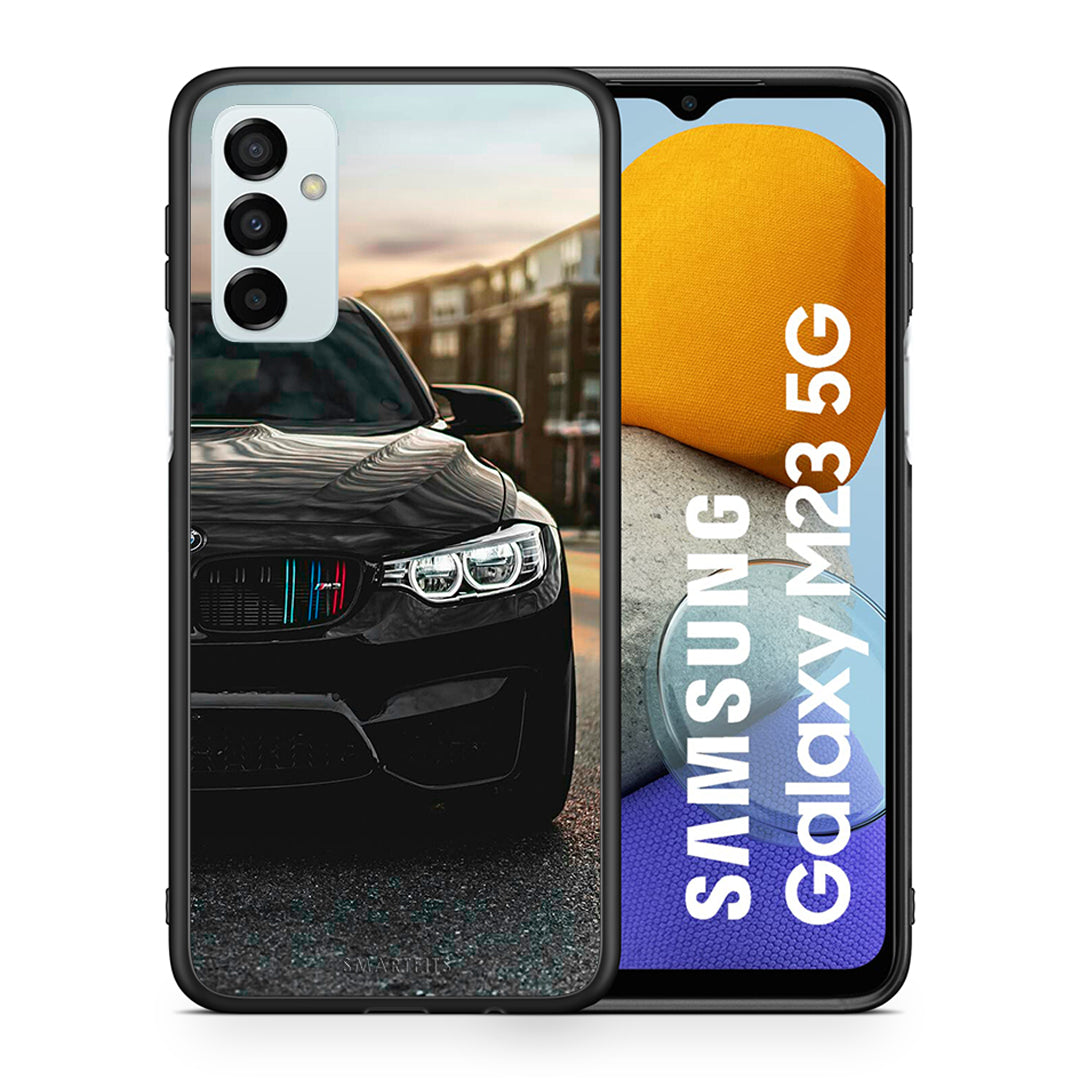 Θήκη Samsung M23 M3 Racing από τη Smartfits με σχέδιο στο πίσω μέρος και μαύρο περίβλημα | Samsung M23 M3 Racing case with colorful back and black bezels