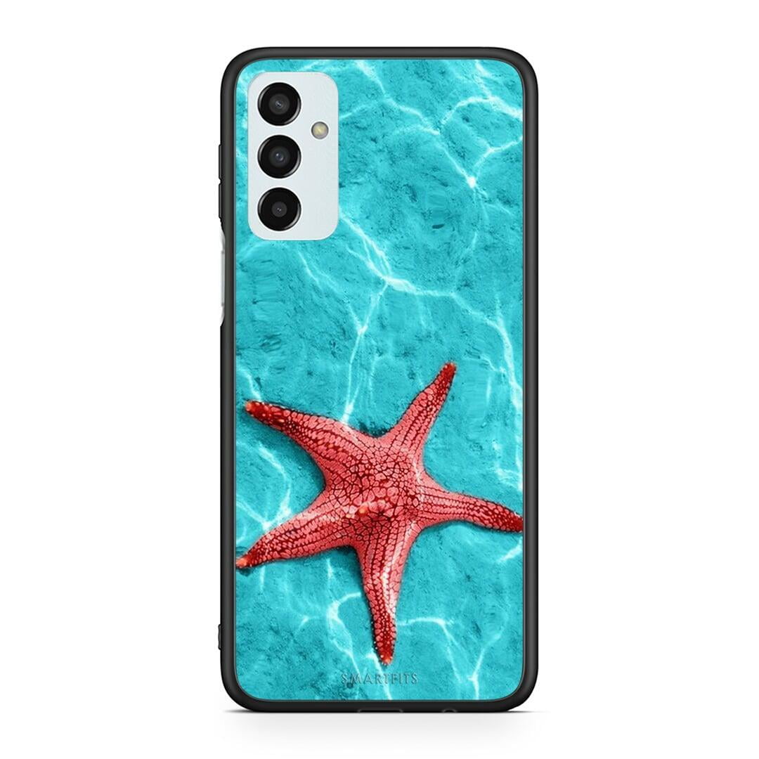 Samsung M23 Red Starfish Θήκη από τη Smartfits με σχέδιο στο πίσω μέρος και μαύρο περίβλημα | Smartphone case with colorful back and black bezels by Smartfits