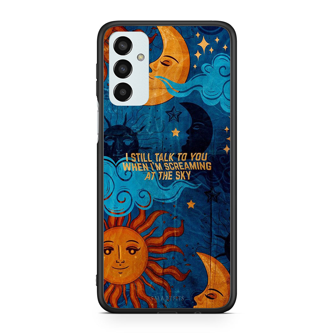 Samsung M23 Screaming Sky θήκη από τη Smartfits με σχέδιο στο πίσω μέρος και μαύρο περίβλημα | Smartphone case with colorful back and black bezels by Smartfits