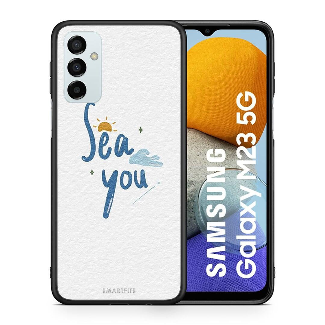 Θήκη Samsung M23 Sea You από τη Smartfits με σχέδιο στο πίσω μέρος και μαύρο περίβλημα | Samsung M23 Sea You case with colorful back and black bezels