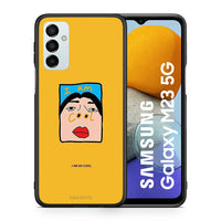 Thumbnail for Θήκη Αγίου Βαλεντίνου Samsung M23 So Cool από τη Smartfits με σχέδιο στο πίσω μέρος και μαύρο περίβλημα | Samsung M23 So Cool case with colorful back and black bezels