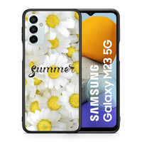 Thumbnail for Θήκη Samsung M23 Summer Daisies από τη Smartfits με σχέδιο στο πίσω μέρος και μαύρο περίβλημα | Samsung M23 Summer Daisies case with colorful back and black bezels