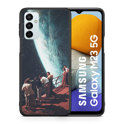 Θήκη Samsung M23 Surreal View από τη Smartfits με σχέδιο στο πίσω μέρος και μαύρο περίβλημα | Samsung M23 Surreal View case with colorful back and black bezels