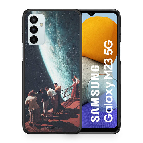 Θήκη Samsung M23 Surreal View από τη Smartfits με σχέδιο στο πίσω μέρος και μαύρο περίβλημα | Samsung M23 Surreal View case with colorful back and black bezels