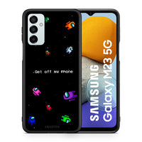 Thumbnail for Θήκη Samsung M23 AFK Text από τη Smartfits με σχέδιο στο πίσω μέρος και μαύρο περίβλημα | Samsung M23 AFK Text case with colorful back and black bezels