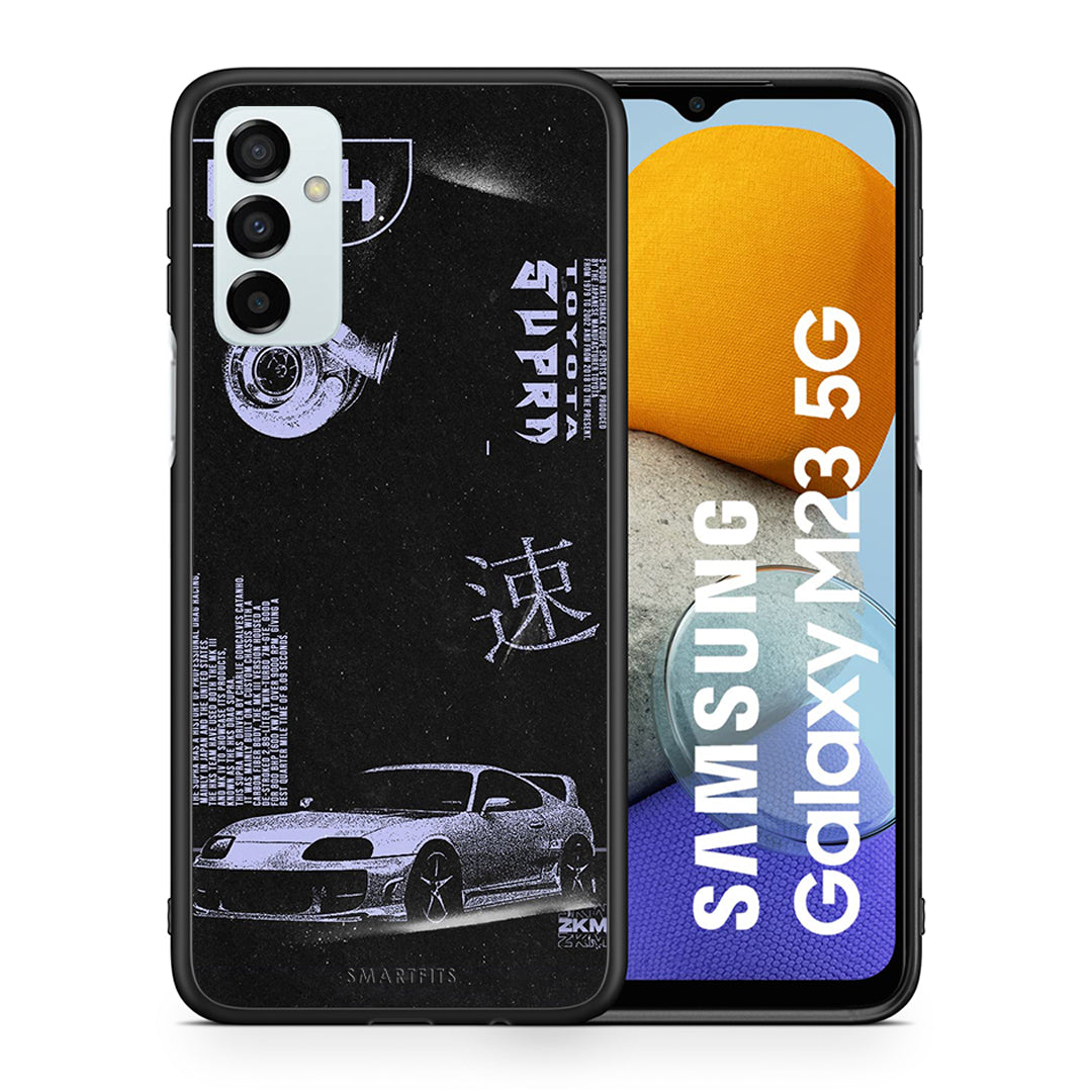 Θήκη Αγίου Βαλεντίνου Samsung M23 Tokyo Drift από τη Smartfits με σχέδιο στο πίσω μέρος και μαύρο περίβλημα | Samsung M23 Tokyo Drift case with colorful back and black bezels