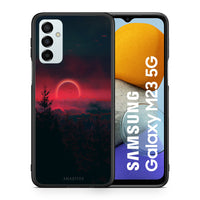 Thumbnail for Θήκη Samsung M23 Sunset Tropic από τη Smartfits με σχέδιο στο πίσω μέρος και μαύρο περίβλημα | Samsung M23 Sunset Tropic case with colorful back and black bezels