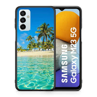 Thumbnail for Θήκη Samsung M23 Tropical Vibes από τη Smartfits με σχέδιο στο πίσω μέρος και μαύρο περίβλημα | Samsung M23 Tropical Vibes case with colorful back and black bezels