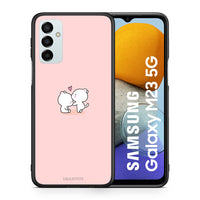Thumbnail for Θήκη Samsung M23 Love Valentine από τη Smartfits με σχέδιο στο πίσω μέρος και μαύρο περίβλημα | Samsung M23 Love Valentine case with colorful back and black bezels