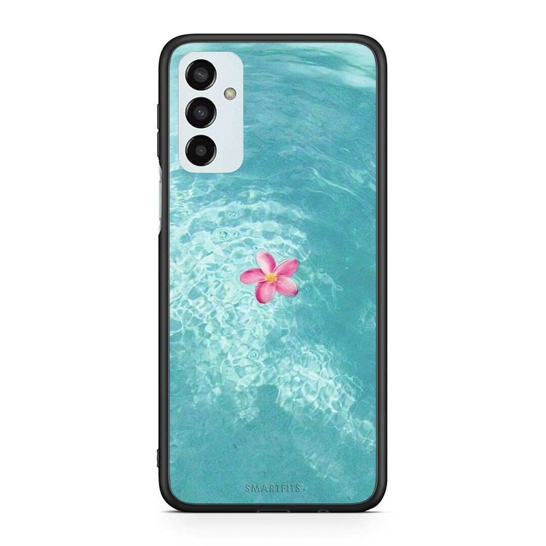 Samsung M23 Water Flower Θήκη από τη Smartfits με σχέδιο στο πίσω μέρος και μαύρο περίβλημα | Smartphone case with colorful back and black bezels by Smartfits