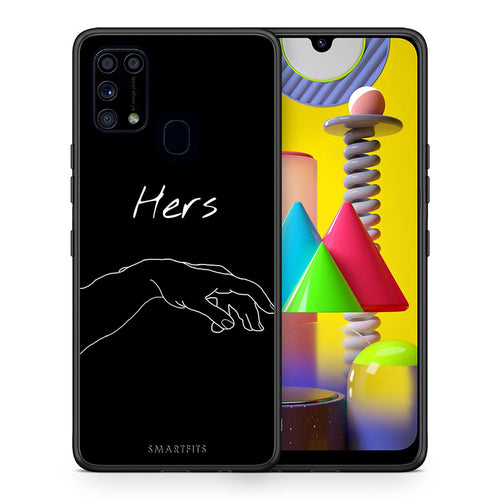 Θήκη Αγίου Βαλεντίνου Samsung M31 Aeshetic Love 1 από τη Smartfits με σχέδιο στο πίσω μέρος και μαύρο περίβλημα | Samsung M31 Aeshetic Love 1 case with colorful back and black bezels