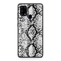 Thumbnail for 24 - Samsung M31 White Snake Animal case, cover, bumper