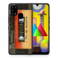 Thumbnail for Θήκη Samsung M31 Awesome Mix από τη Smartfits με σχέδιο στο πίσω μέρος και μαύρο περίβλημα | Samsung M31 Awesome Mix case with colorful back and black bezels