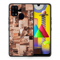 Thumbnail for Θήκη Αγίου Βαλεντίνου Samsung M31 Collage You Can από τη Smartfits με σχέδιο στο πίσω μέρος και μαύρο περίβλημα | Samsung M31 Collage You Can case with colorful back and black bezels