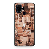 Thumbnail for Samsung M31 Collage You Can Θήκη Αγίου Βαλεντίνου από τη Smartfits με σχέδιο στο πίσω μέρος και μαύρο περίβλημα | Smartphone case with colorful back and black bezels by Smartfits