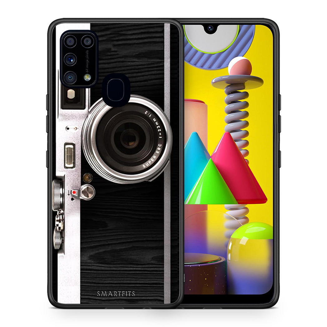 Θήκη Samsung M31 Emily In Paris από τη Smartfits με σχέδιο στο πίσω μέρος και μαύρο περίβλημα | Samsung M31 Emily In Paris case with colorful back and black bezels