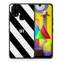 Thumbnail for Θήκη Samsung M31 Get Off από τη Smartfits με σχέδιο στο πίσω μέρος και μαύρο περίβλημα | Samsung M31 Get Off case with colorful back and black bezels