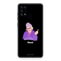 Thumbnail for Samsung M31 Grandma Mood Black θήκη από τη Smartfits με σχέδιο στο πίσω μέρος και μαύρο περίβλημα | Smartphone case with colorful back and black bezels by Smartfits