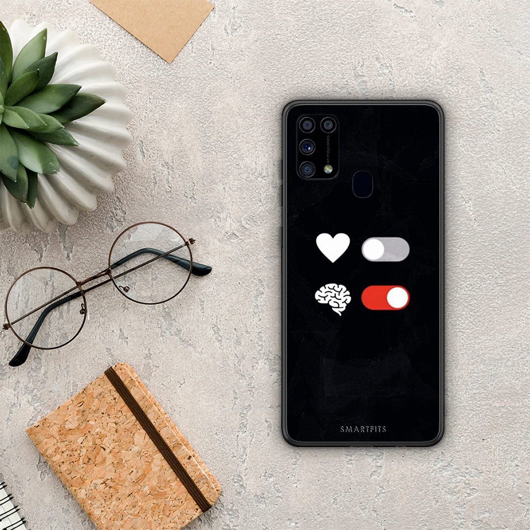 Heart Vs Brain - Samsung Galaxy M31 θήκη