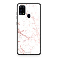 Thumbnail for 116 - Samsung M31 Pink Splash Marble case, cover, bumper