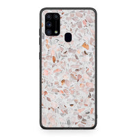 Thumbnail for Samsung M31 Marble Terrazzo θήκη από τη Smartfits με σχέδιο στο πίσω μέρος και μαύρο περίβλημα | Smartphone case with colorful back and black bezels by Smartfits