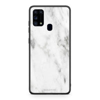 Thumbnail for 2 - Samsung M31 White marble case, cover, bumper