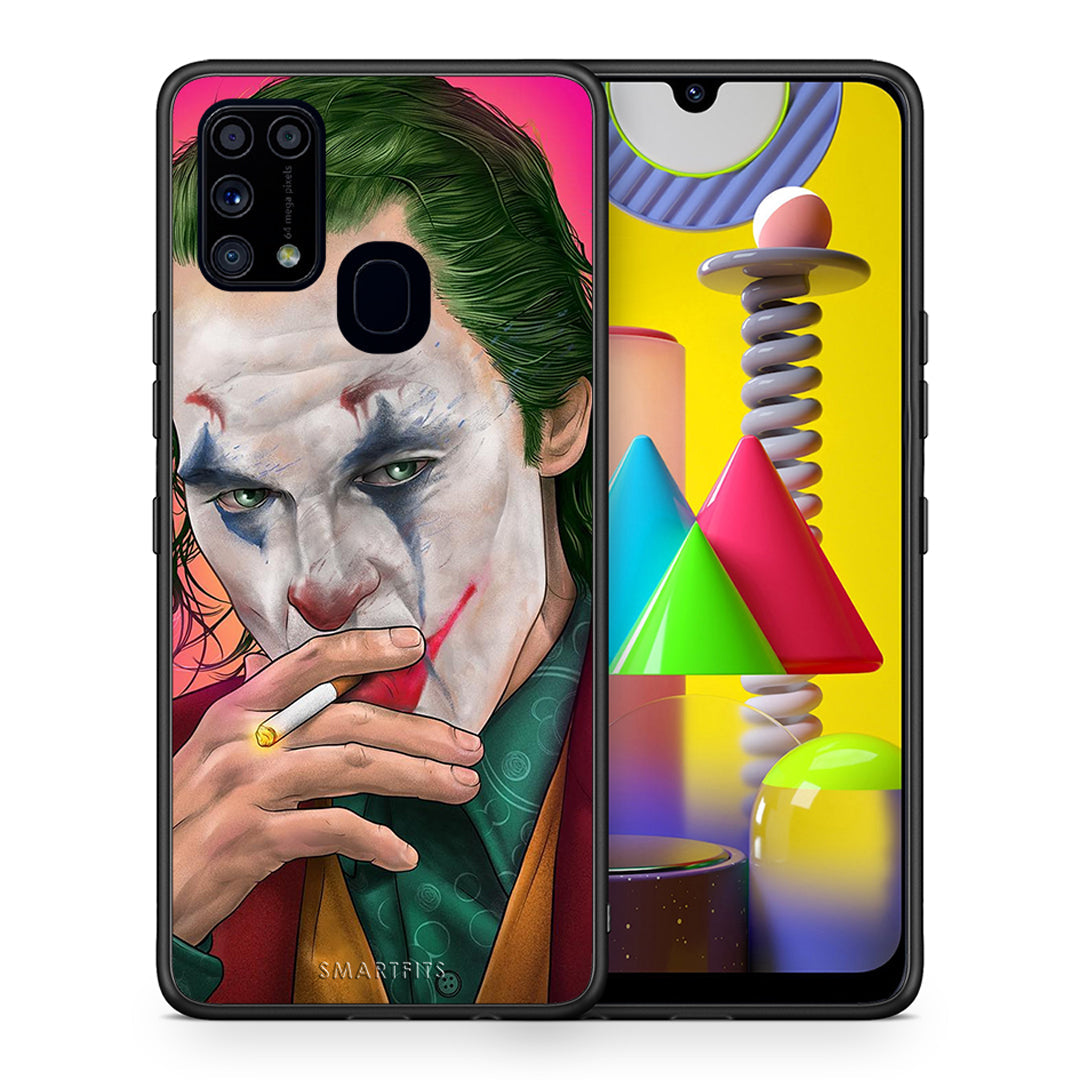 Θήκη Samsung M31 JokesOnU PopArt από τη Smartfits με σχέδιο στο πίσω μέρος και μαύρο περίβλημα | Samsung M31 JokesOnU PopArt case with colorful back and black bezels