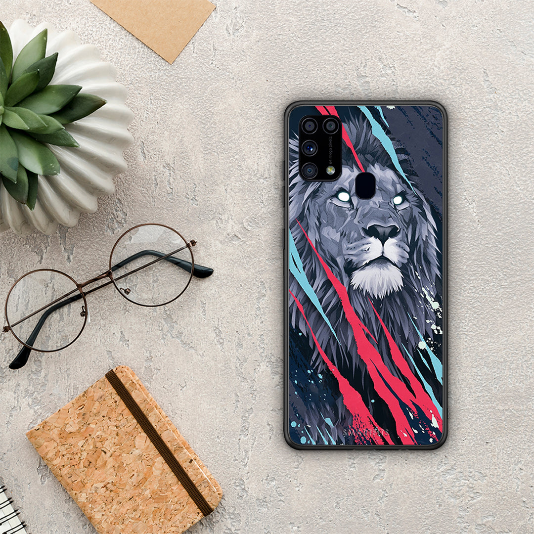 PopArt Lion Designer - Samsung Galaxy M31 θήκη