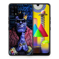 Thumbnail for Θήκη Samsung M31 Thanos PopArt από τη Smartfits με σχέδιο στο πίσω μέρος και μαύρο περίβλημα | Samsung M31 Thanos PopArt case with colorful back and black bezels