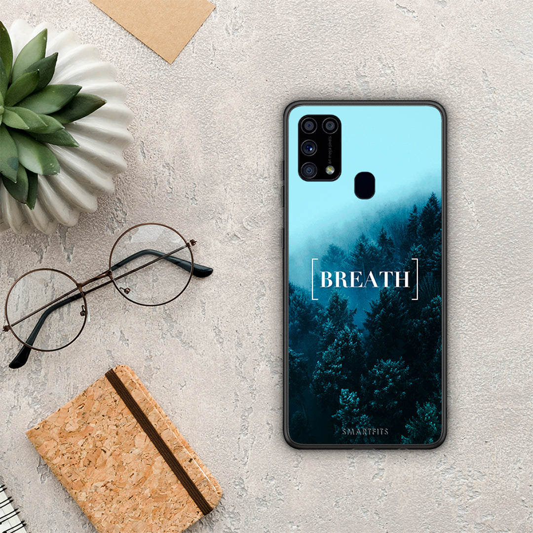 Quote Breath - Samsung Galaxy M31 θήκη