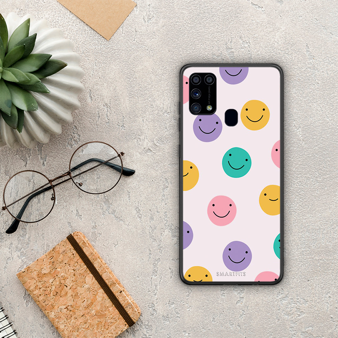 Smiley Faces - Samsung Galaxy M31 θήκη